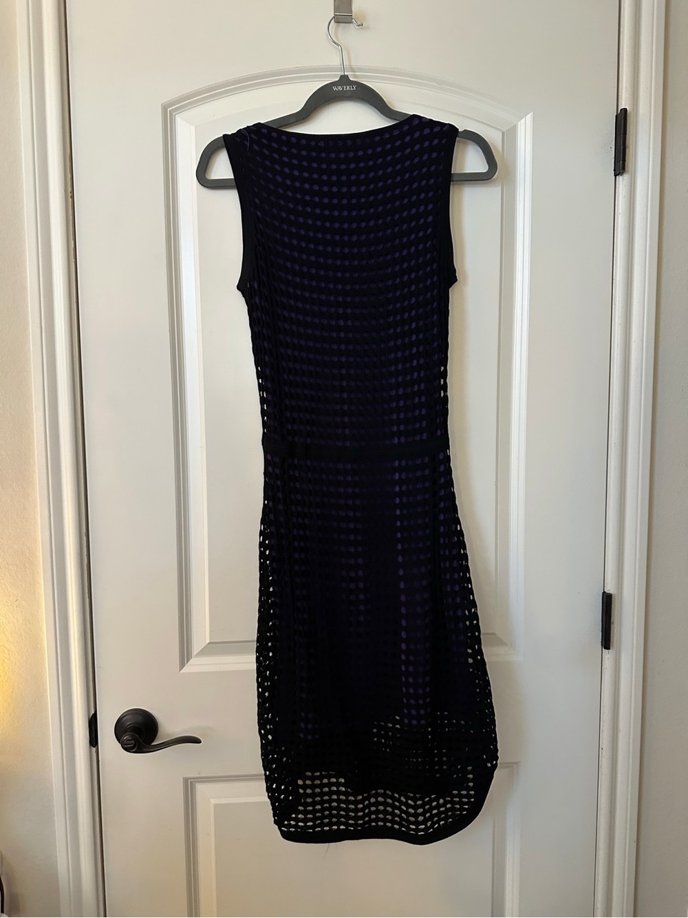 Catherine Malandrino Navy Blue Sleeveless Midi Dress